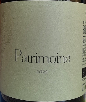 Domaine Boudau Patrimoine 2022, AP Côtes du Roussillon Villages, Rotwein, trocken, 0,75l